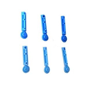 Blood Lancet Plastic Blue Twist