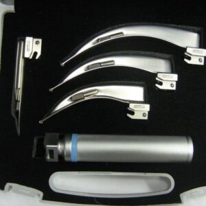 Laryngoscope Set with 4 Blades (Universal)