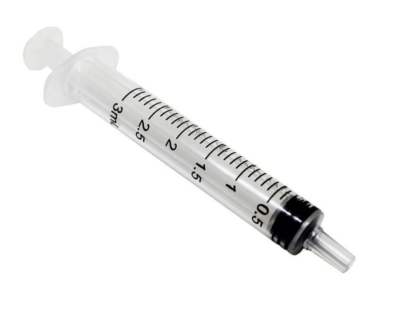 Syringe Luer Slip - Various Sizes