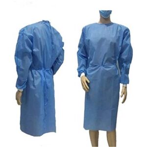 Surgical Isolation Gowns (Blue, Sterile and Disposable)